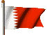 Bahrain Flagge